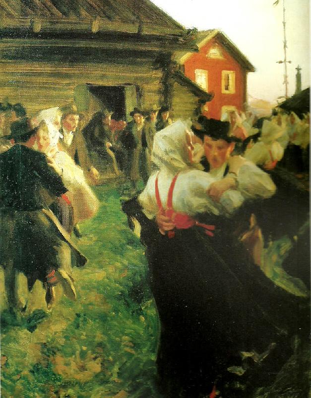 Anders Zorn midsommardans China oil painting art